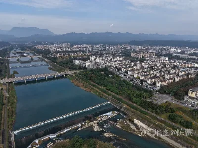 北川羌族自治县航拍照片