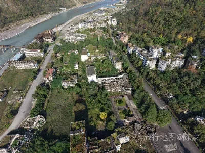 北川羌族自治县航拍照片