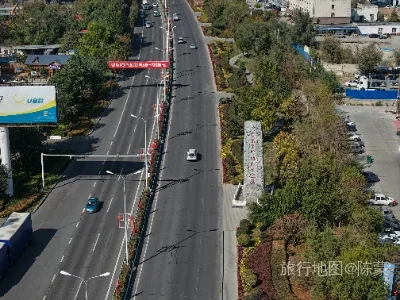 霍尔果斯市航拍照片