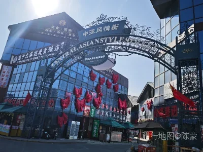 霍尔果斯市航拍照片