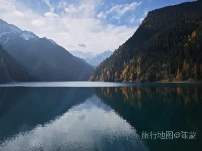 九寨沟县航拍照片