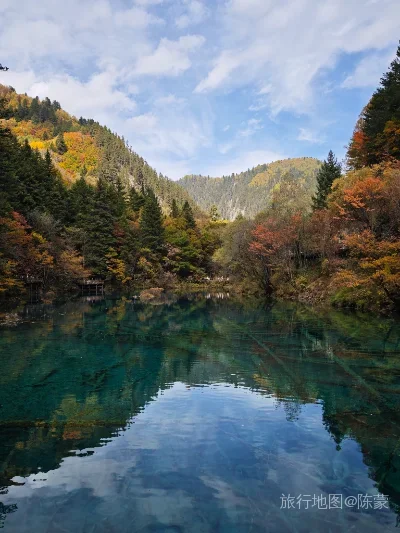 九寨沟县航拍照片