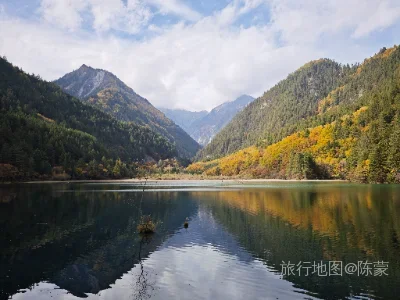 九寨沟县航拍照片