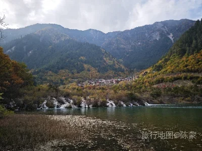 九寨沟县航拍照片